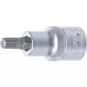   BGS technic Spline típusú bitfej, 1/2", hossza: 53mm, M8 (BGS 4352)