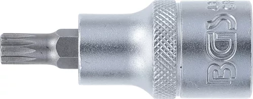BGS technic Spline típusú bitfej, 1/2", hossza: 53mm, M8 (BGS 4352)