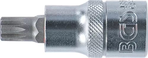 BGS technic Spline típusú bitfej, 1/2", hossza: 53mm, M10 (BGS 4353)