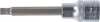 BGS technic Spline típusú bitfej, 1/2", hossza: 100mm, M8 (BGS 4361)
