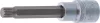 BGS technic Spline típusú bitfej, 1/2", hossza: 100mm, M10 (BGS 4362)