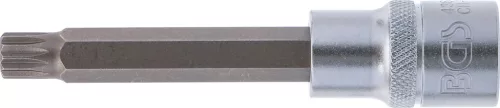 BGS technic Spline típusú bitfej, 1/2", hossza: 100mm, M10 (BGS 4362)