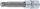 BGS technic Spline típusú bitfej, 1/2", hossza: 100mm, M12 (BGS 4363)