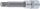 BGS technic Spline típusú bitfej, 1/2", hossza: 100mm, M12 (BGS 4363)