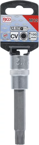 BGS technic Spline típusú bitfej, 1/2", hossza: 100mm, M12 (BGS 4363)