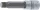 BGS technic Spline típusú bitfej, 1/2", hossza: 100mm, M14 (BGS 4364)