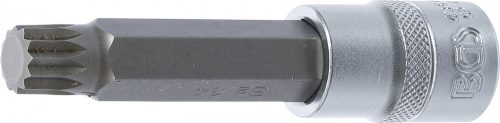 BGS technic Spline típusú bitfej, 1/2", hossza: 100mm, M14 (BGS 4364)