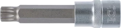 BGS technic Spline típusú bitfej, 1/2", hossza: 100mm, M14 (BGS 4364)