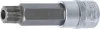 BGS technic Spline típusú bitfej, 1/2", fúrt, M18, 100mm (BGS 4365)