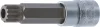 BGS technic Spline típusú bitfej, 1/2", fúrt, M18, 100mm (BGS 4365)