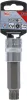 BGS technic Spline típusú bitfej, 1/2", fúrt, M18, 100mm (BGS 4365)