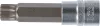 BGS technic Spline típusú bitfej, 1/2", fúrt, M18, 100mm (BGS 4365)