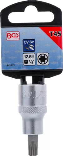 BGS technic Torx bitfej 1/2" nem fúrt, hossza: 53mm, T45 (BGS 4373)