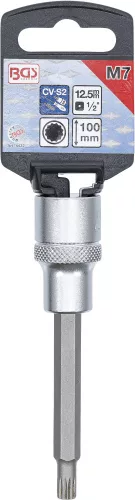 BGS technic Spline Bitfej, 1/2", M7, 100 mm hosszú (BGS 4432)