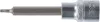 BGS technic Torx bitfej 1/2" nem fúrt, hossza: 100mm, T15 (BGS 4468)