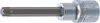 BGS technic Torx bitfej 1/2" nem fúrt, hossza: 100mm, T50 (BGS 4474)