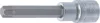 BGS technic Torx bitfej 1/2" nem fúrt, hossza: 100mm, T55 (BGS 4475)