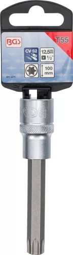 BGS technic Torx bitfej 1/2" nem fúrt, hossza: 100mm, T55 (BGS 4475)