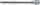 BGS technic Torx bitfej, T45x200mm, 1/2" (BGS 4481)