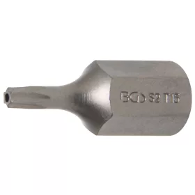   BGS technic Biztonsági Torx bit, fúrt T15 3/8" hossza: 30mm (BGS 4615)