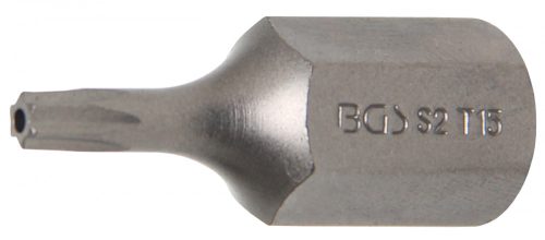 BGS technic Biztonsági Torx bit, fúrt T15 3/8" hossza: 30mm (BGS 4615)