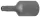 BGS technic Biztonsági Torx bit, fúrt T20 3/8" hossza: 30mm (BGS 4620)