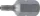 BGS technic Biztonsági Torx bit, fúrt T20 3/8" hossza: 30mm (BGS 4620)