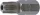 BGS technic Biztonsági Torx bit, fúrt T50 3/8" hossza: 30mm (BGS 4650)