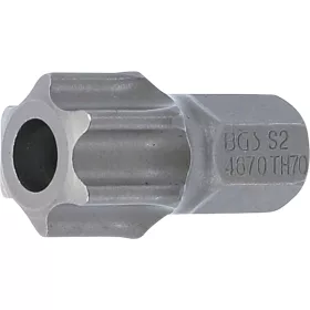   BGS technic Biztonsági Torx bit, fúrt T70 3/8" hossza: 30mm (BGS 4670)