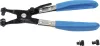 BGS technic Bilincsfogó rugós tömlőbilincsekhez, racsnis rögzítéssel, 200 mm, 2 pár cserélhető pofával (BGS 473)