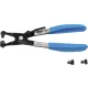 BGS technic Bilincsfogó rugós tömlőbilincsekhez, racsnis rögzítéssel, 200 mm, 2 pár cserélhető pofával (BGS 473)