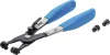 BGS technic Bilincsfogó rugós tömlőbilincsekhez, racsnis rögzítéssel, 200 mm, 2 pár cserélhető pofával (BGS 473)