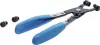 BGS technic Bilincsfogó rugós tömlőbilincsekhez, racsnis rögzítéssel, 200 mm, 2 pár cserélhető pofával (BGS 473)