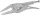 BGS technic Gripp fogó hosszú csőrű 170mm (BGS 474)