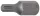 BGS technic RIBE bitfej M6, hossza: 30mm (BGS 4761)