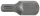 BGS technic RIBE bitfej M6, hossza: 30mm (BGS 4761)