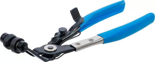 BGS technic Tömlőbilincs-fogó racsnis mechanikával, hajlított fejjel, 220 mm (BGS 477)