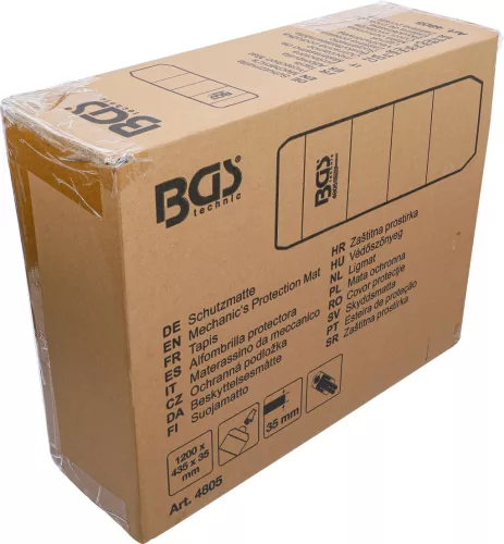 BGS technic Összehajtható szerelőágy, 1200 x 435 x 35mm (BGS 4805)