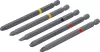 BGS DIY Behajtófej készlet | Külső hatszögletű behajtófej 6,3 mm (1/4") | Csillag PH, csillag PZ, lapos | 110 mm hosszú | 5 darabos (4832)