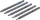 BGS DIY Behajtófej készlet | Külső hatszögletű behajtófej 6,3 mm (1/4") | Belső hatszögletű, T-profil (Torx) | 110 mm hosszú | 5 darabos (4836)