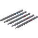 BGS DIY Behajtófej készlet | Külső hatszögletű behajtófej 6,3 mm (1/4") | Belső hatszögletű, T-profil (Torx) | 110 mm hosszú | 5 darabos (4836)