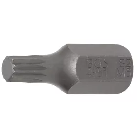   BGS technic Bordázott bitfej M6, 3/8" hossza: 30mm (BGS 4851)