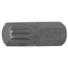   BGS technic Bordázott bitfej M12, 3/8" hossza: 30mm (BGS 4854)