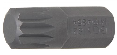 BGS technic Bordázott bitfej M12, 3/8" hossza: 30mm (BGS 4854)