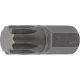 BGS technic Bordázott bitfej M12, 3/8" hossza: 30mm (BGS 4854)