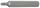 BGS technic Bordázott bitfej M5, 3/8" hossza: 75mm (BGS 4859)