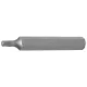 BGS technic Bordázott bitfej M5, 3/8" hossza: 75mm (BGS 4859)