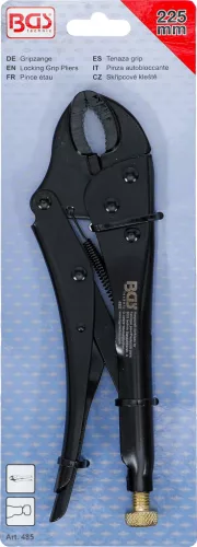 BGS technic Patentfogó / grip fogó, állítható, 225 mm (BGS 485)