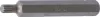 BGS technic Bordázott bitfej M6, 3/8" hossza: 75mm (BGS 4860)