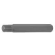 BGS technic Bordázott bitfej M10, 3/8" hossza: 75mm (BGS 4862)